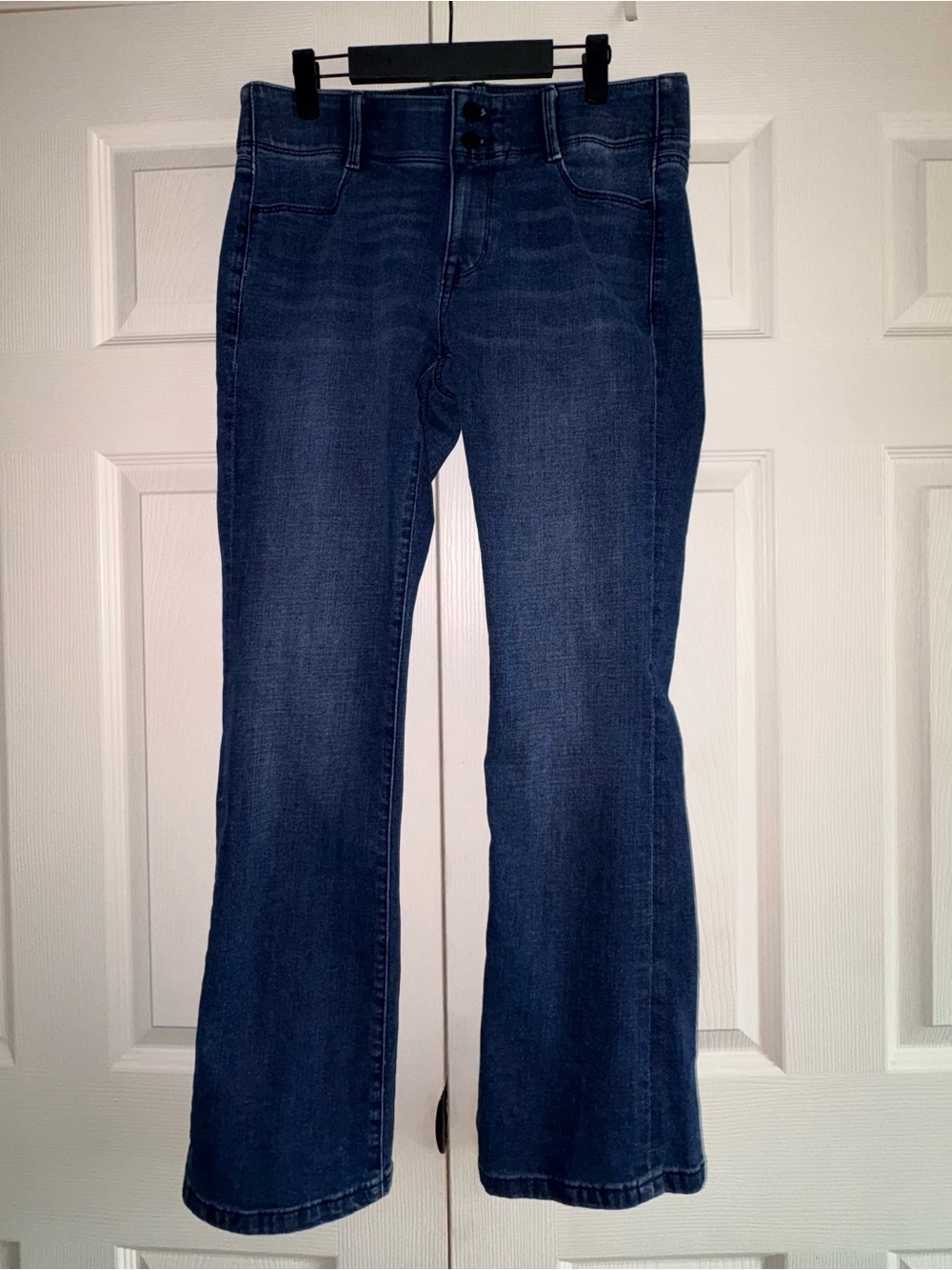Apt. 9 Dark Blue Bootcut Jeans With Tummy Control - Picture 2 of 16